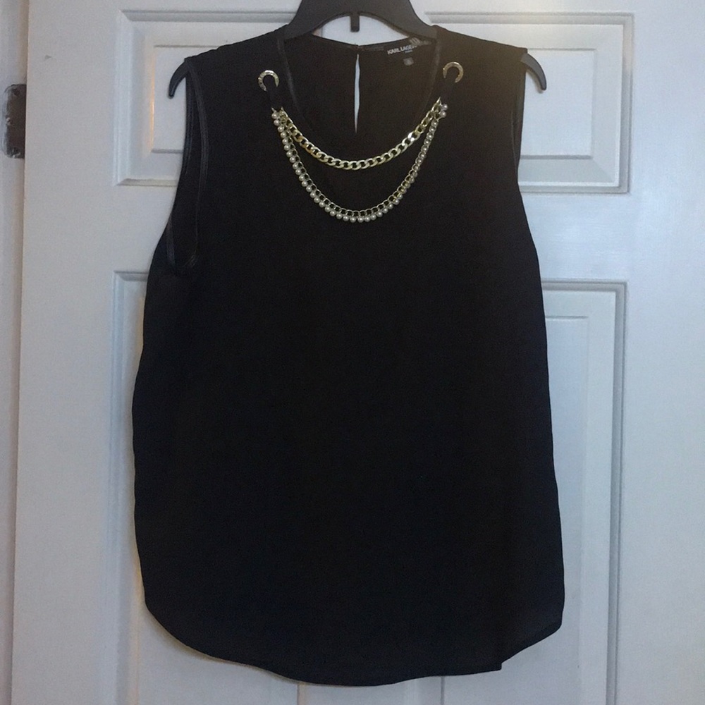Karl Lagerfeld Paris sleeveless top